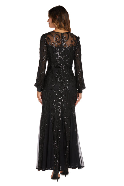 Surplice Sequined Gown – R☀M Richards